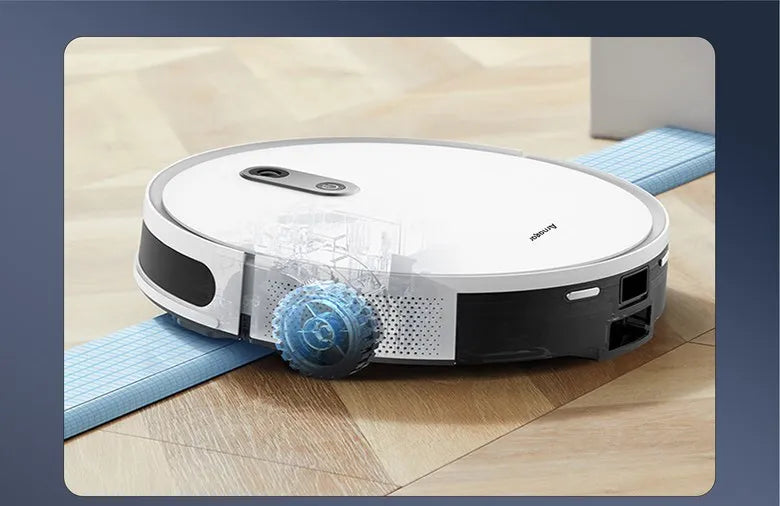 Arnagar S10 Robot Aspirapolvere e Lavapavimenti Intelligente con Telecomando, Svuotamento Automatico, Controllo tramite App, 12000Pa, Vslam, 5200Mah, Basso Rumore per Tappeti