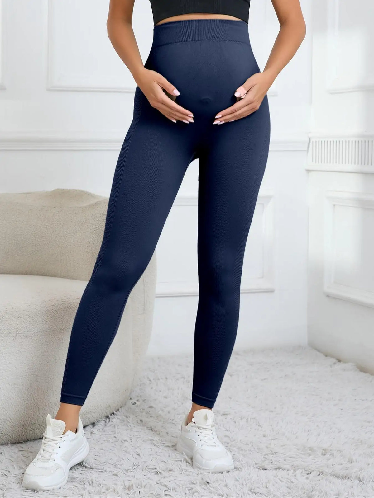 Pantaloni da yoga per donne incinte Leggings sportivi Pantaloni lunghi
