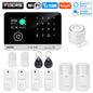 FUERS Sistema di allarme Smart Home WIFI GSM Allarme di sicurezza Host Ant-furto con sensore di movimento porta Tuya Smart App controllo lavoro Alexa