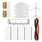 Spazzola principale/laterale Filtro HEPA Mop Panno Scatola per la polvere Sacchetto per la polvere per XiaoMi Lydsto R1 / R1A / R1 Pro / S1 Parti per aspirapolvere robot