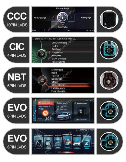 Mekede, autoradio Android da 8,8 pollici, stile originale, con CarPlay wireless e Android Auto, sistema multimediale per BMW X3 F25 e X4 F26 (2014-2016), sistema NBT, 4G LTE, WiFi, Bluetooth, navigazione GPS, lettore video 4K