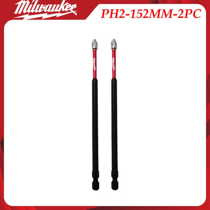 Kit di Punte per Trapano a Impatto Milwaukee Heavy-Duty, Attacchi Esagonali da 1/4", Punte Magnetiche Organizzate in Custodia Portatile