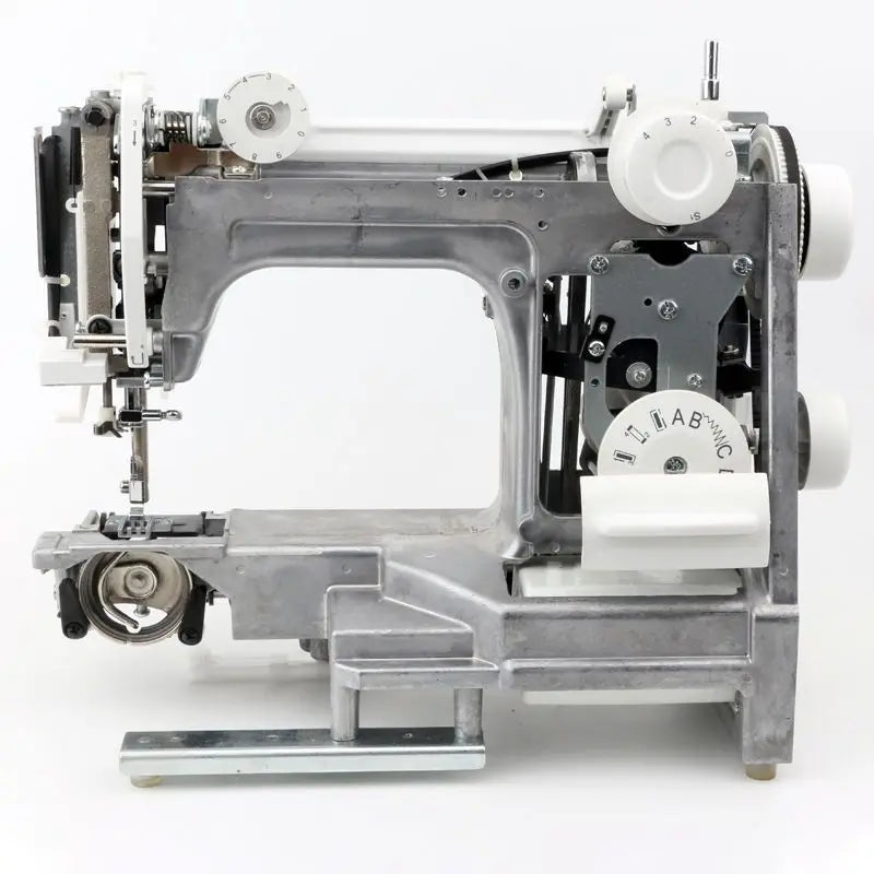 Macchina da cucire elettrica da tavolo per uso domestico, 19 punti preimpostati, funzione overlock e cucitura a bottoni, avvita automaticamente il filo, adatta per tessuti spessi.