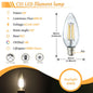 10 Lampadine LED E27 E14 B22 Stile Industriale Vintage, Retro Edison 8W 4W 6W 220V per Lampade a Filamento Incandescenti Edison