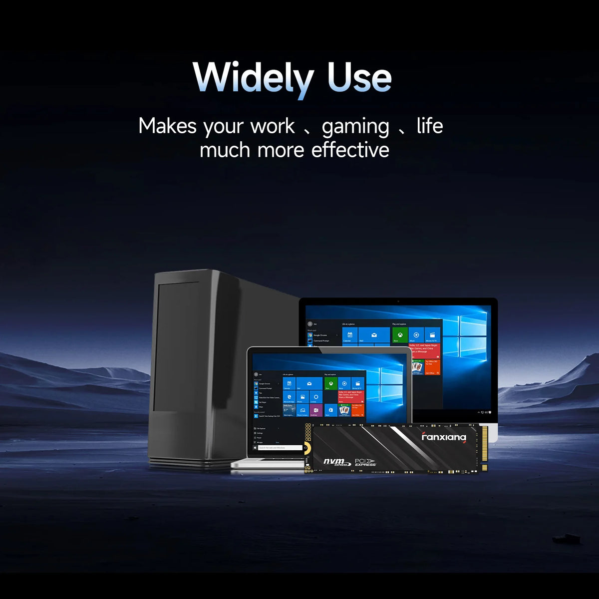 [Spedizione UE/USA] Fanxiang S501Q SSD M.2 da 3500MB/s, Disco Rigido da 512GB/1TB, PCIe 3.0 NVMe, Unità a Stato Solido Interna per Laptop e PC