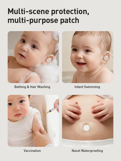 Avent Patch Protettivi in Silicone per Orecchie 30pz, Copri Orecchie Impermeabili Morbidi e Indolore da Rimuovere, per Bagno e Nuoto Bambini 0-12 Anni