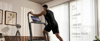 CURSOR FITNESS Tapis Roulant Pieghevole, Inclinazione Automatica 15%, Motore Brushless Silenzioso da 3.0HP, Display LED, Macchina Portatile per Corsa e Camminata Domestica