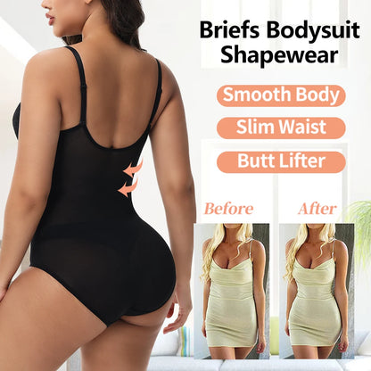 Body modellante in pizzo da donna con ferretto, controllo della pancia, modellante per tutto il corpo, corsetto con scollo a V, top, tuta, slip, lingerie, abbigliamento sexy