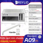A09m 3.8L ITX Telaio Coltello Scheda A4 HTPC Computer portatile Supporto PC PCIe 2.5' SSD Drive Mini IPC Flex PSU Case