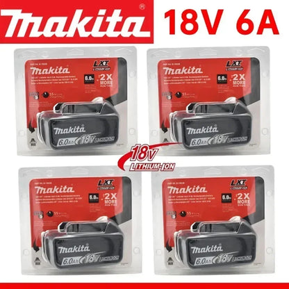 Batteria originale Makita 18V, 5Ah/6Ah, agli ioni di litio, per Makita BL1830, BL1815, BL1860, BL1840. Batteria di ricambio per utensili elettrici Makita.