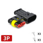 20/50/100 Set 1.5 Serie AMP Automobile Connettori 1/2/3/4/5/6 Pin Super Sigillo Impermeabile Cavo Elettrico connettore PA66 Nylon