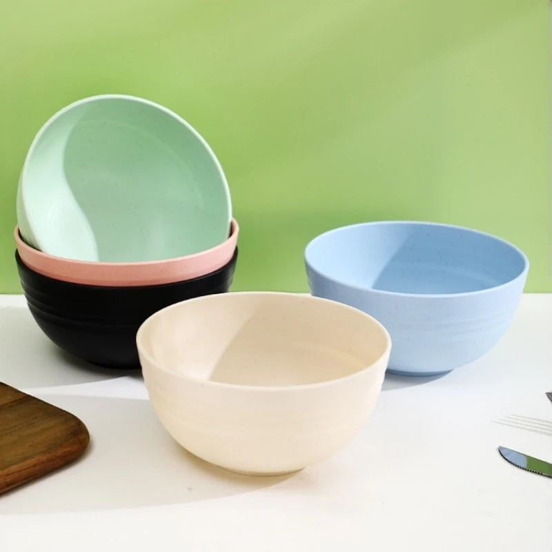 Set di ciotole in plastica da 12/6 pezzi da 26 once, per la cucina di casa, ristorante, caffetteria, sicuro per microonde, insalata, zuppa di riso, ramen, snack, ciotola