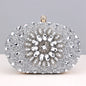 Diamond Crystal Women Make Up Cosmetic Evening Shoulder Messenger pochette borsa per telefono borsa dorata argentea rossa rosa nera