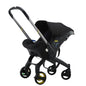 Passeggino 3-in-1 per Neonati, Sistema da Viaggio con Sedile Auto Rimovibile, Telaio in Alluminio Leggero e Ammortizzazione degli Urti, per Bambini da 0 a 4 Anni