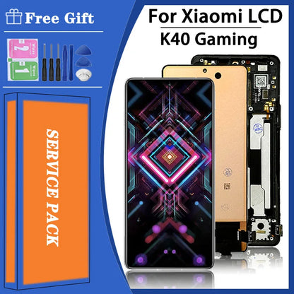 6.67 "AMOLED Per Xiaomi Redmi K40 Gaming M2012K10C Display LCD Touch Screen Digitizer Assembly per Redmi K40 Gaming Edition LCD