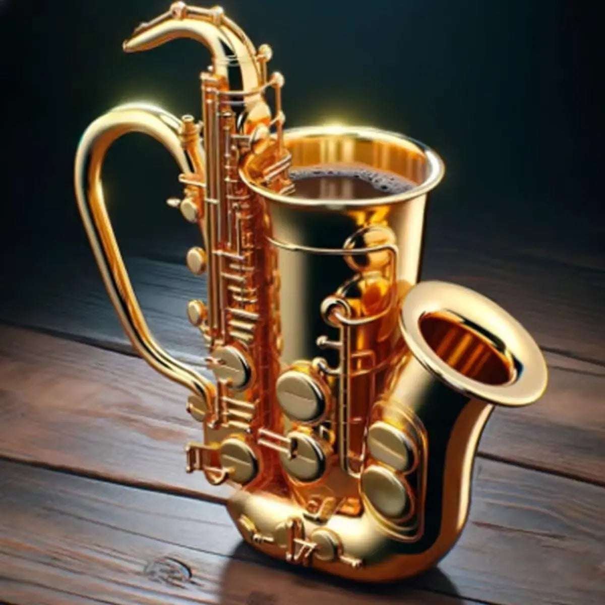 Nuovo unico strumento musicale tazza da caffè creativo 3D sassofono violino tazza nuove tazze tazza di latte regalo di fascia alta ornamenti per il desktop