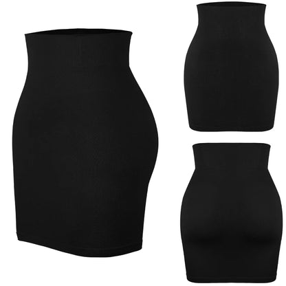 Mezze sottoveste per sotto il vestito Donna Shapewear Controllo della pancia Vita sottile Body Shaper Mezze gonne Perizoma 2 in 1 Butt Lifter Biancheria intima