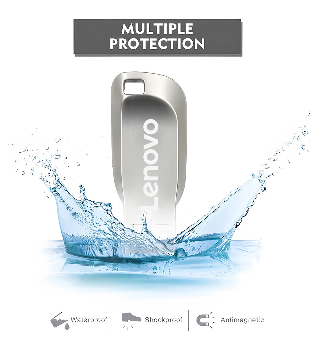 Chiavetta USB 3.0 Lenovo 512GB 256GB 64GB Mini Portatile 1TB 128GB per PC Laptop Desktop Backup Dati