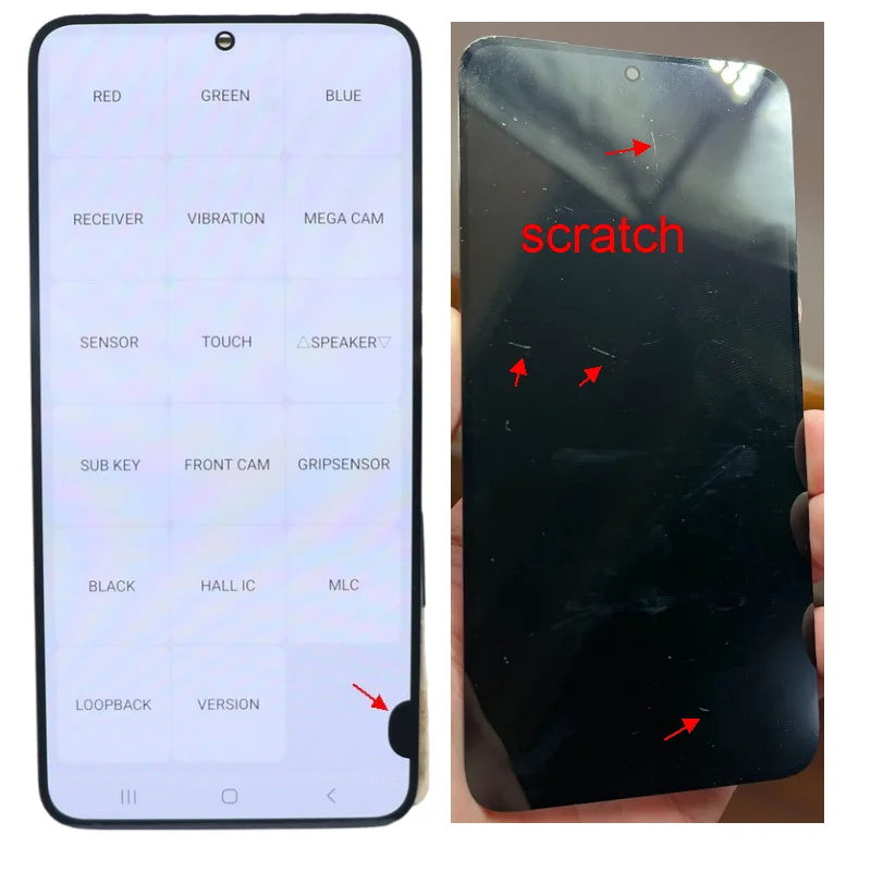 Display AMOLED ORI 120Hz per Samsung Galaxy S23 S911 S911D S911B/DS, Schermo LCD Digitale Touch di Ricambio