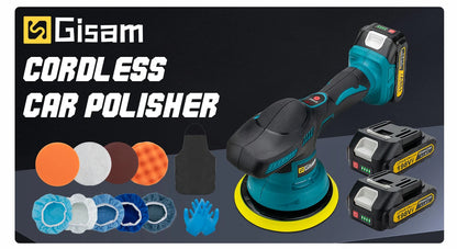 Gisha Cordless Car Polisher 8 Marce Regolabile Auto Elettrica Ceretta Levigatura Sigillatura Smalto Strumento di Potere Fit Makita 18v Batteria Spille