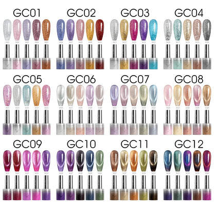 1/5pcsVenalisa Hema/TPO Spedizione Cat Eye Gel Magnete Ultra Flash Smalto Gel per unghie Diamante Sparkle Soak Off UV LED Vernice Gel per unghie