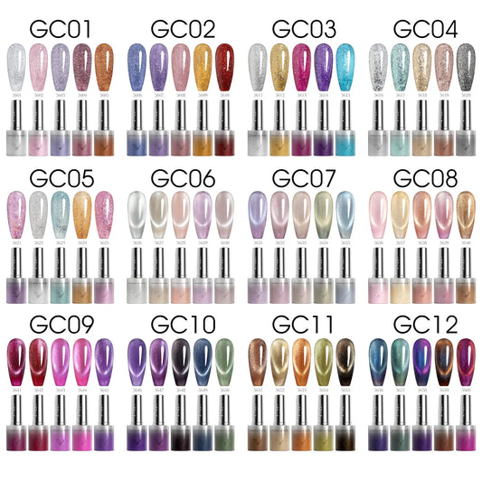 1/5pcsVenalisa Hema/TPO Spedizione Cat Eye Gel Magnete Ultra Flash Smalto Gel per unghie Diamante Sparkle Soak Off UV LED Vernice Gel per unghie