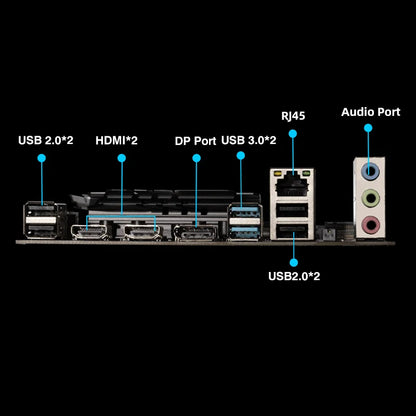 Kit PC ERYING H810, Scheda Madre H810M DDR5, Supporta CPU Intel Core Ultra200 Serie 7/8/9 225F 230F 250KF 270K LGA1851 Pin