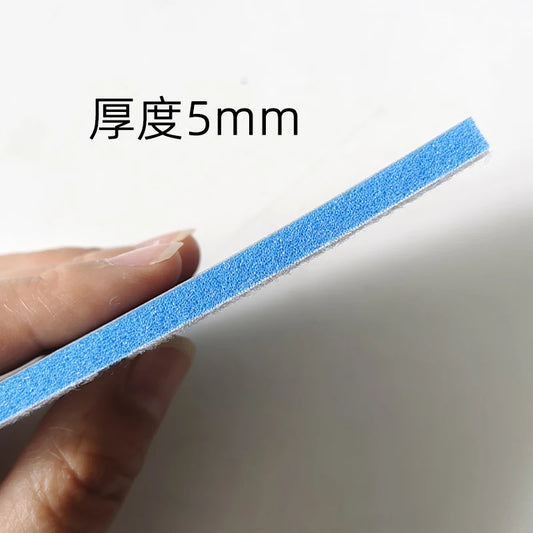 Carta vetrata in spugna blu 75x100mm Smerigliatrice a secco Floccaggio Kit per molatura e lucidatura superfici di vernice per auto Grana 400-3000