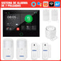 Sistema di Allarme ES Delivery Kerui con Schermo Touch da 7 Pollici, 4G+WiFi, Allarme Domestico ASK/FSK 433MHZ, Antifurto Compatibile con Tuya G70