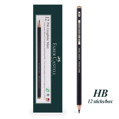 Faber-Castell 8/12pcs Set Matte Sketch Pencil Art Graphite per schizzo Black Lead Writing Drawing matite di grafite forniture