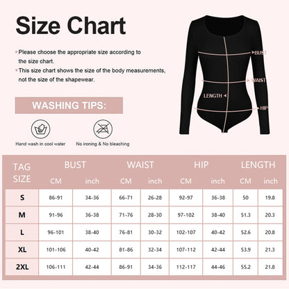 Body a maniche lunghe per donna Girocollo Shapewear Shaper Lady Sexy Going Out Top Tuta Abiti caldi femminili Autunno Inverno