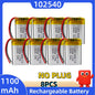 Batteria al litio 3,7 V 102540, 1100 mAh, batterie polimeriche + scheda di protezione PCB per localizzatore GPS, dispositivi MP3/MP4, batteria ricaricabile.