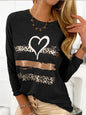 T-shirt da donna in 100% cotone, modello slim, a maniche lunghe, top bianco sottile, maglietta da donna