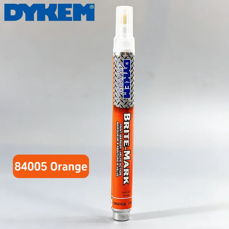 DYKEM BRITE-MARK Pennarello Permanente Medio, Penna Industriale a Rapida Asciugatura per Metallo, Plastica, Gomma, Vetro, Legno