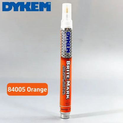 DYKEM BRITE-MARK Pennarello Permanente Medio, Penna Industriale a Rapida Asciugatura per Metallo, Plastica, Gomma, Vetro, Legno
