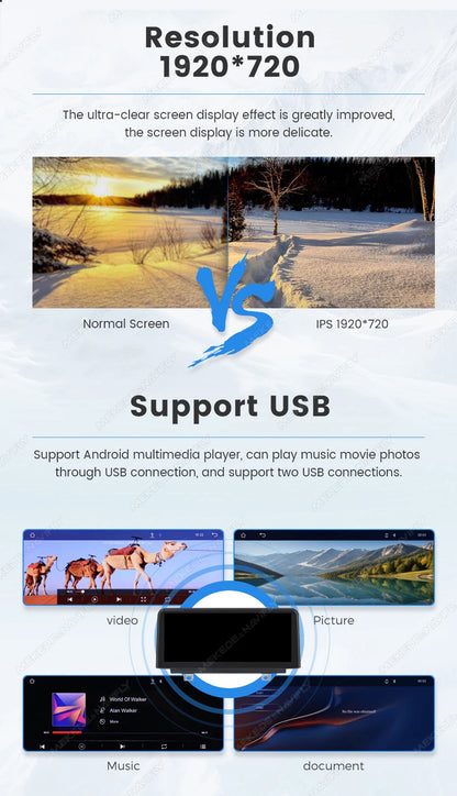 MEKEDE Sistema di Navigazione GPS Multimediale Wireless CarPlay Android Auto da 8,8 Pollici per BMW Serie 3/5 E60 E61 E63 E64 E90 E91 E92 E93 Schermo QLED Lettore Video 4K Autoradio