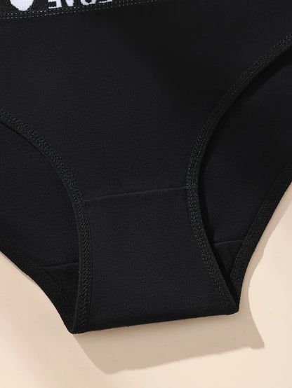 7 Pz/set Mutandine di Cotone da Donna Sexy Mutande a Righe Morbide Lettera Carina Slip per Ragazze Femminile Traspirante Stretch Lingerie XS-XL