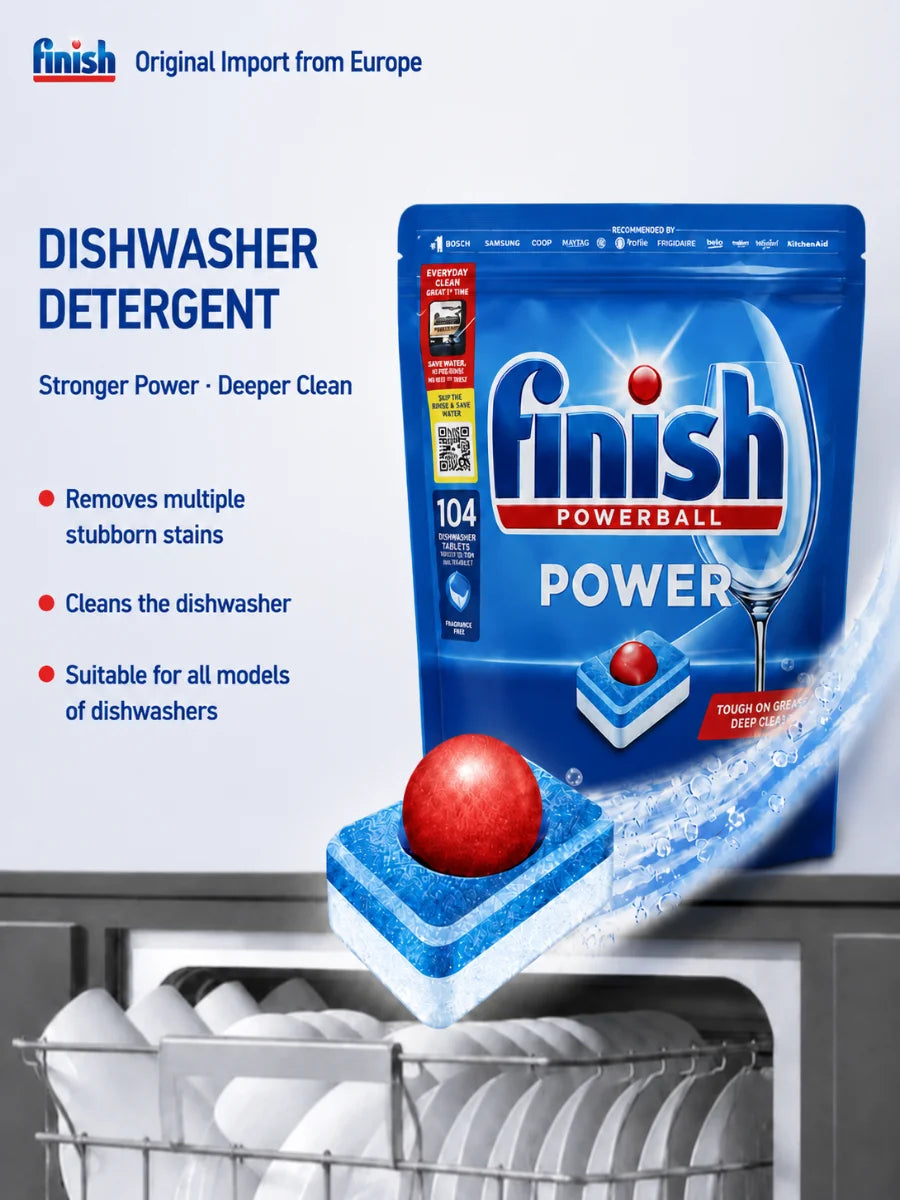 Pastiglie per lavastoviglie con involucro idrosolubile Powerball, detergente enzimatico pre-dissolvente per lavastoviglie, capsule per lavaggio piatti