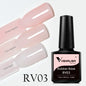 VENALISA Base in Gomma Cappotto Colore Gel per Unghie Smalto Gelatina Semi Trasparente Francese per Unghie Camouflage Soak off UV LED Gel per Unghie Smalto