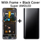 Display LCD Super AMOLED per Samsung A80 A805 A805F, gruppo digitalizzatore touchscreen con sensore di impronte digitali per Samsung A90 LCD