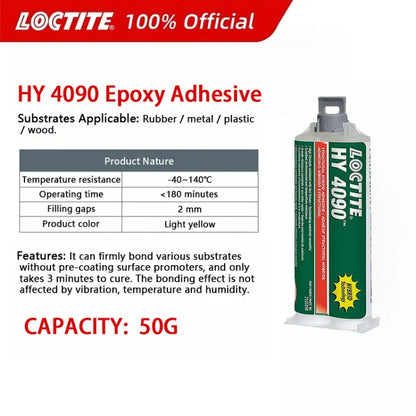 100% originale Loctite HY 4090 adesivo ibrido adesivo epossidico curato ambientale universale strutturale Bonder 50g