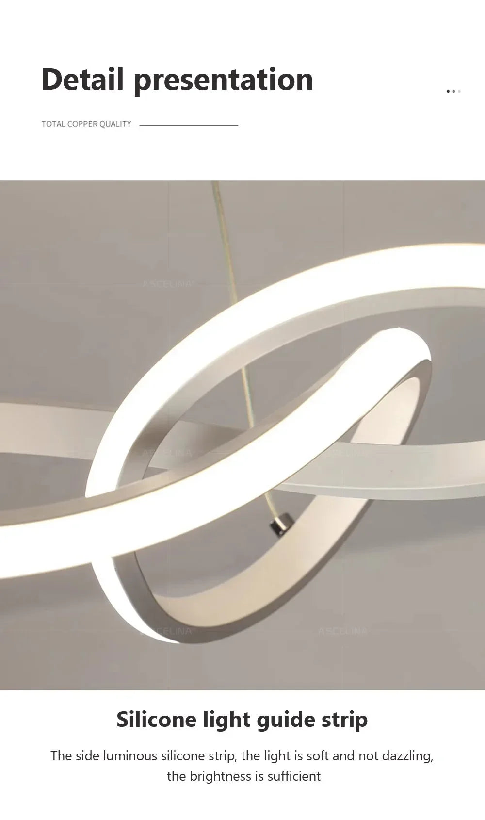 Lampada a sospensione moderna a LED con design irregolare aerodinamico Piccola lampada a sospensione creativa per camere da letto, sala da pranzo, sale studio