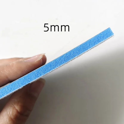 Spugna quadrata per carta vetrata in schiuma da 75x100 mm per vernice per auto, lucidatura a buccia d'arancia, piccola macchina per blocchi di levigatura