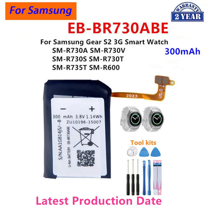 Nuova batteria per orologio Galaxy per Samsung Galaxy Watch Gear Live/S2 classic/Gear S4/Gear 1/Active 1 2 3/ Watch 3/ Gear S/Gear 2