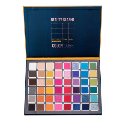 Piatto ombretto per trucco scenico, europeo e americano, eccitato, 48 colori