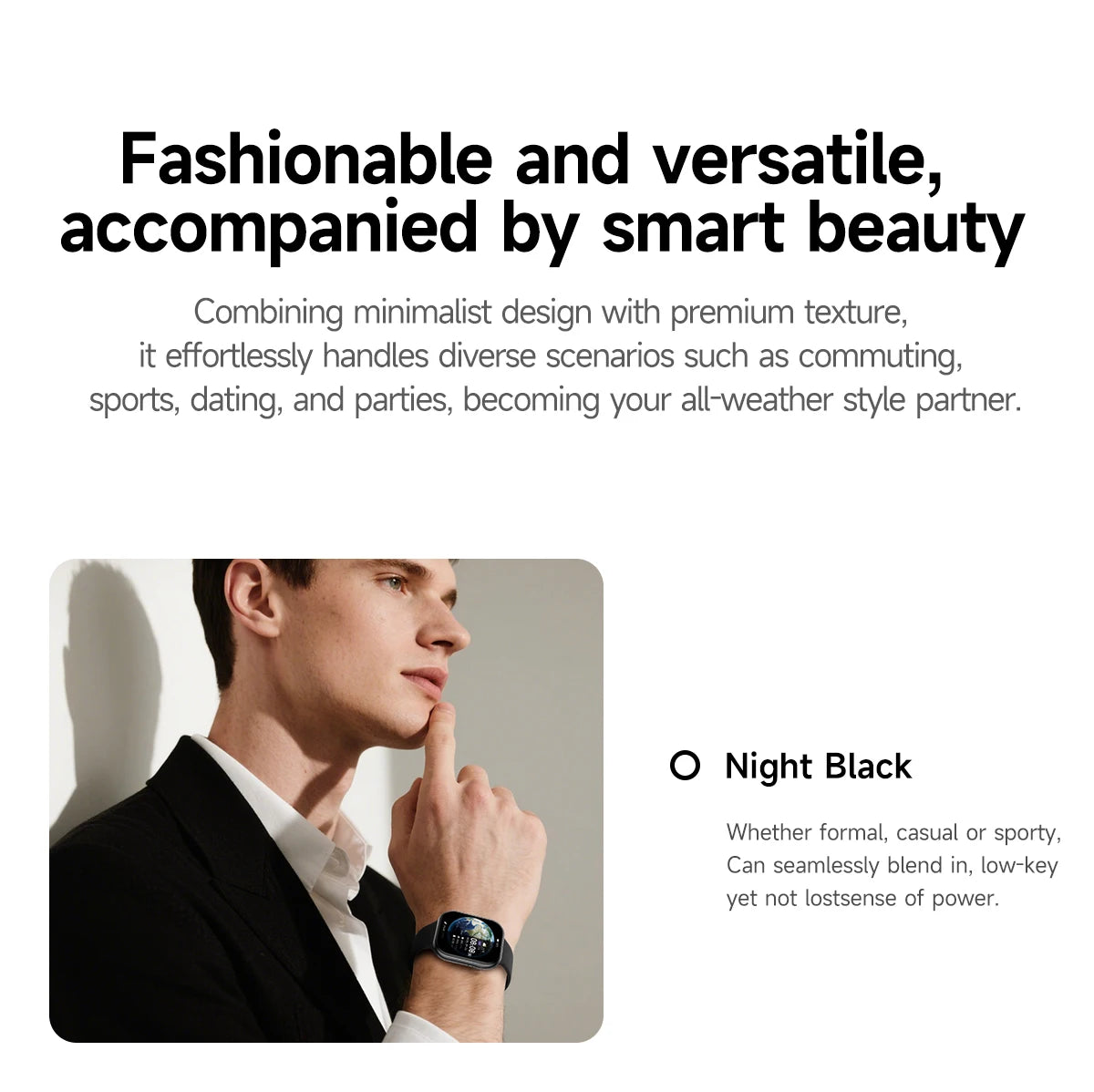Nuovo Smartwatch iOS Serie 11, Display AMOLED Ultra HD, Cardiofrequenzimetro, GPS, Impermeabile IP68, Fitness, Chiamate Wireless, Braccialetto Originale