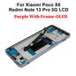 Display OLED per Xiaomi Poco X6, schermo LCD con digitalizzatore touch per Redmi Note 13 Pro 5G, modello 23122PCD1G, assemblaggio per Poco X6 Pro, display LCD K70E.