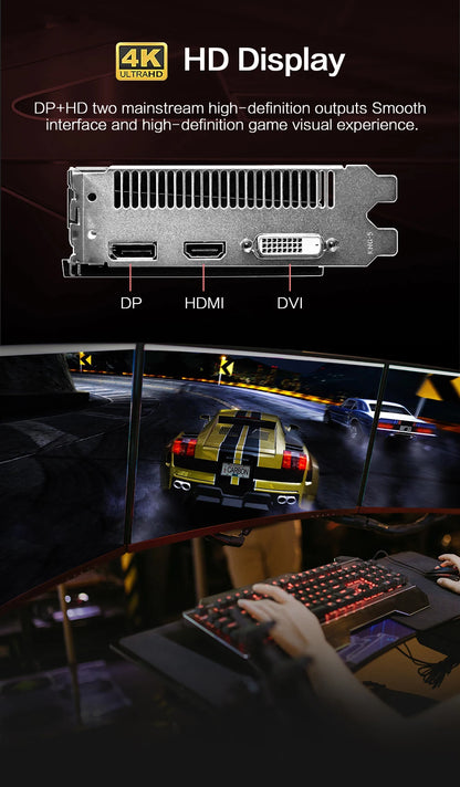 Schede grafiche MLLSE Radeon RX580 8G Memoria GDDR5 Scheda video per giochi PCIE3.0x16 GPU Componenti per computer desktop AMD RX 580 8G