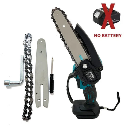 Motosega a Batteria Makita per Lavorazione del Legno, Piccola Sega Elettrica Portatile da 18V con Lama da 6 Pollici, Mini Motosega Portatile