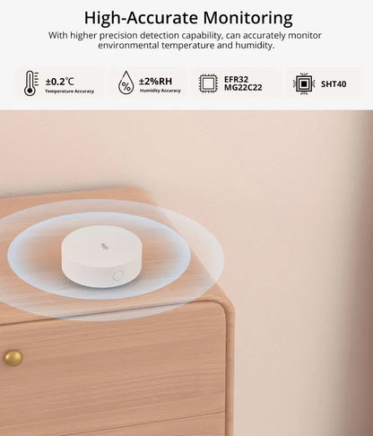 SONOFF SNZB-02P SNZB 02P Sensore Zigbee di temperatura e umidità Sonoff Zigbee Bridge per EWeLink APP Alexa Home Assistant